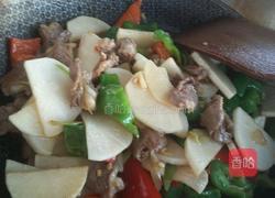 白萝卜片炒羊肉的做法图解11