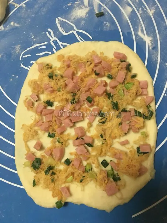 放满肉松