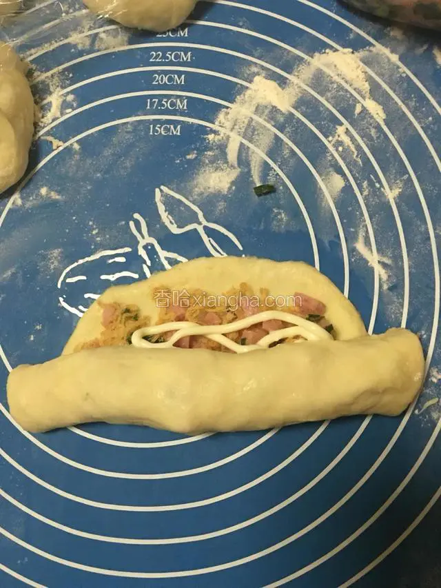 再卷起来