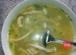 肉丝磨菇汤的做法图解6