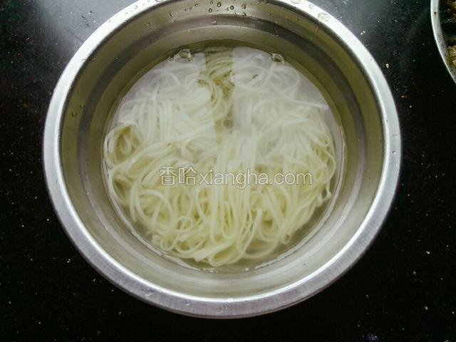 煮到8成熟后过冷水