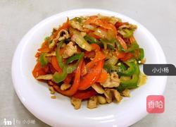 五彩缤纷，洋葱青椒肉丝的做法图解7