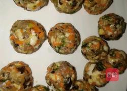 煎焖丸子的做法图解3