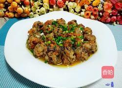 煎焖丸子的做法图解6