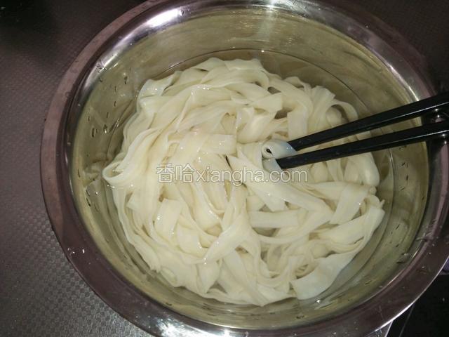 煮好放凉水里过两遍