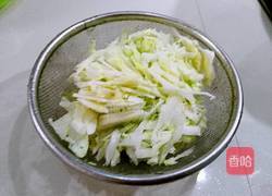 卷心菜与千叶豆腐的做法图解2