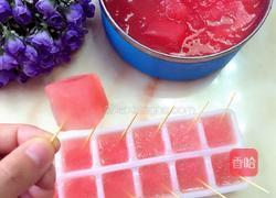 西瓜冰粥和西瓜冰块的做法图解6