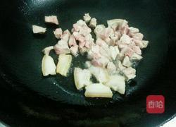 毛豆炒肉的做法图解3