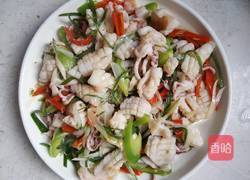 炒鲜鱿的做法图解3