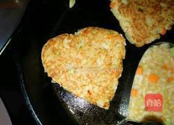 黄瓜爱心大米饼的做法图解6