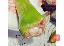 肉酿虎皮青椒的做法图解9