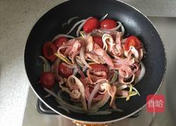 橄榄菜培根意大利面的做法图解5