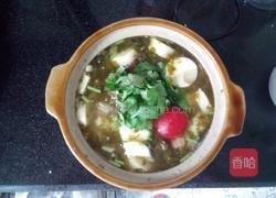 酸菜肉末豆腐汤的做法图解8