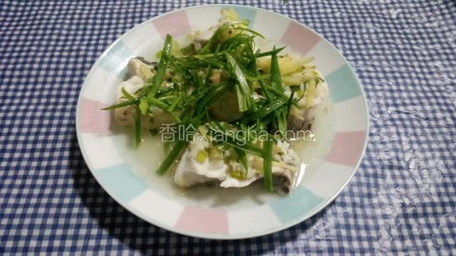 然后这道菜就完成了。