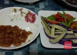 肉丝炒茄丝的做法图解2