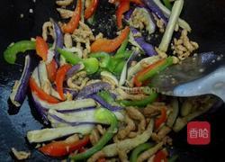 肉丝炒茄丝的做法图解4
