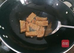 油炸豆腐炒花菜的做法图解5