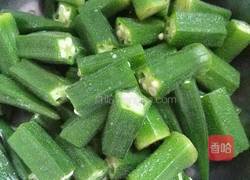 猪肉炒秋葵的做法图解5