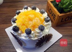 蓝莓黄桃蛋糕的做法图解7