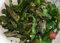 辣椒圈炒秋葵（简易版）的做法图解6
