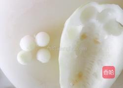 浇汁冬瓜球的做法图解4