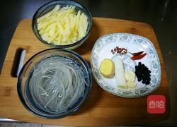 豉香土豆丝炒粉的做法图解1