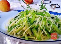 芹菜炒土豆丝的做法图解5