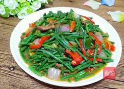 猪肉炒豇豆的做法图解11