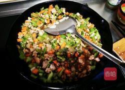 猪肉青椒打卤面的做法图解5