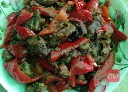 红辣椒炒蛤蜊肉干的做法图解7