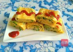 香葱厚蛋烧的做法图解6