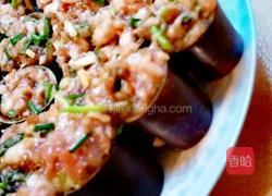 茄子酿肉的做法图解1