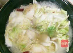 大白菜煮虾的做法图解3