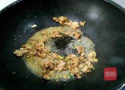 彩椒肉末炒米豆的做法图解8