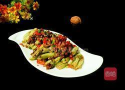 彩椒肉末炒米豆的做法图解11