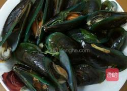 炒淡菜的做法图解5