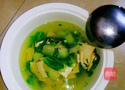 青菜豆腐汤的做法图解9