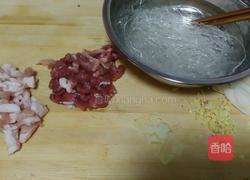 肉丝粉丝小白菜的做法图解2