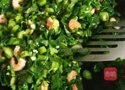 ＃快手菜＃虾仁青菜炒饭的做法图解4