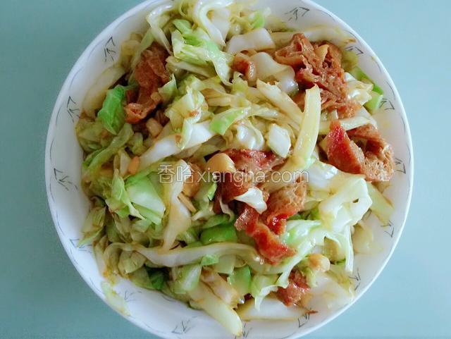 面筋卷心菜