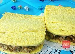 卤肉土司夹的做法图解4