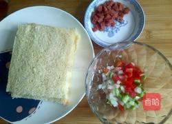 时蔬香肠土司披萨的做法图解1