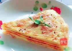 芝麻鸡蛋饼的做法图解9