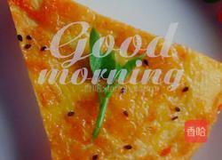 芝麻鸡蛋饼的做法图解10