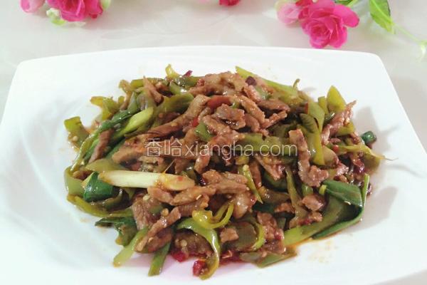 青椒肉丝
