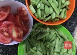 豆角蒸面的做法图解1