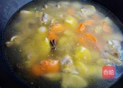 土豆胡萝卜炖鸡腿的做法图解5