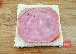 火腿西多士的做法图解3