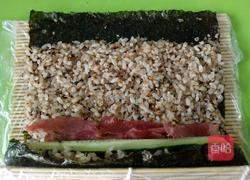 肉松火腿寿司的做法图解7