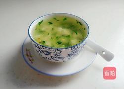 青菜豆腐末汤羹的做法图解6